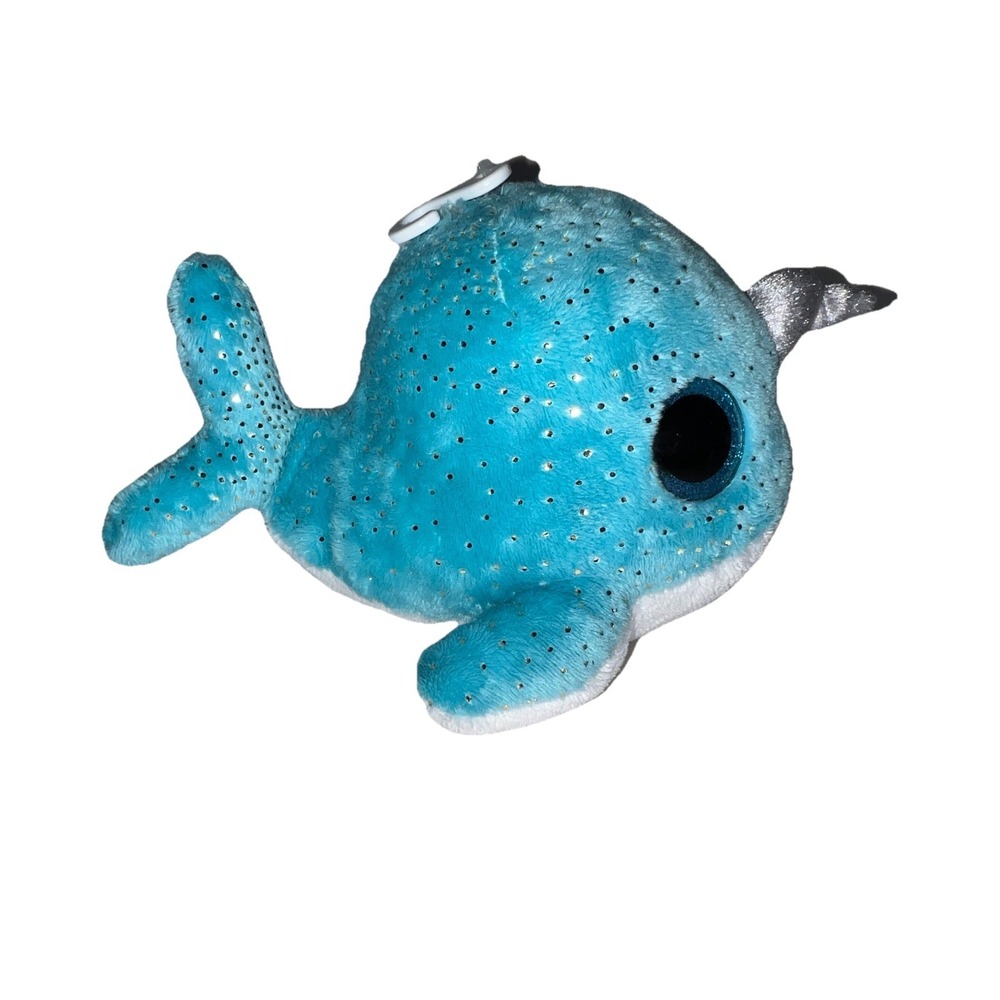 (…1)Aurora World YooHoo & Friends Blue Narwhal Plush Stuffed Animal Toy